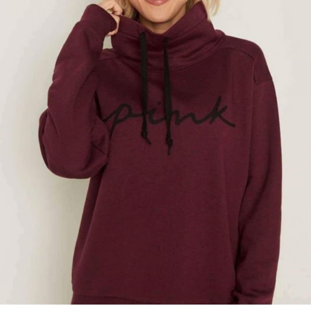 Victoria's Secret Maroon Cowl Neck Sweater